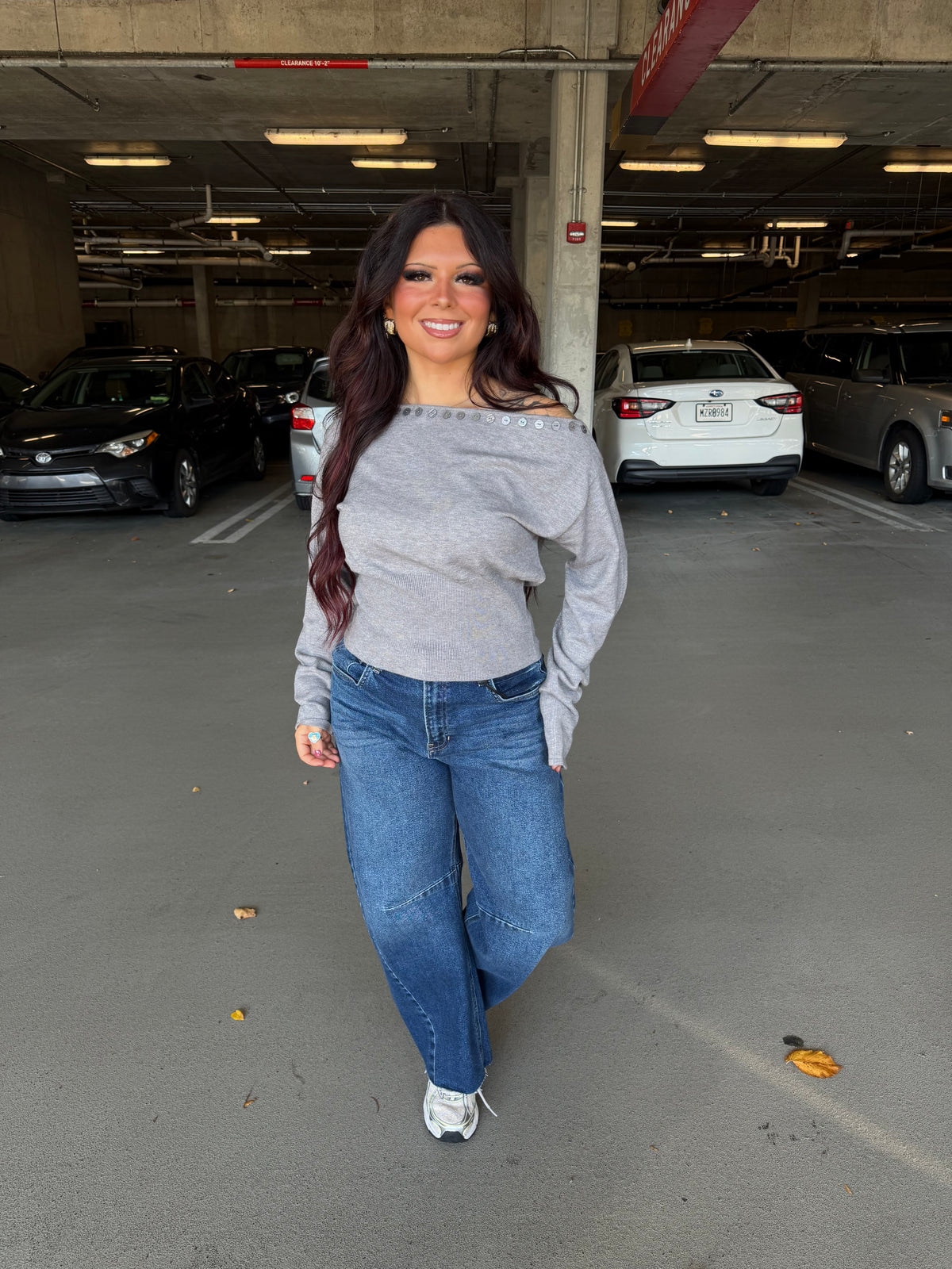 Button Up Gf Sweater