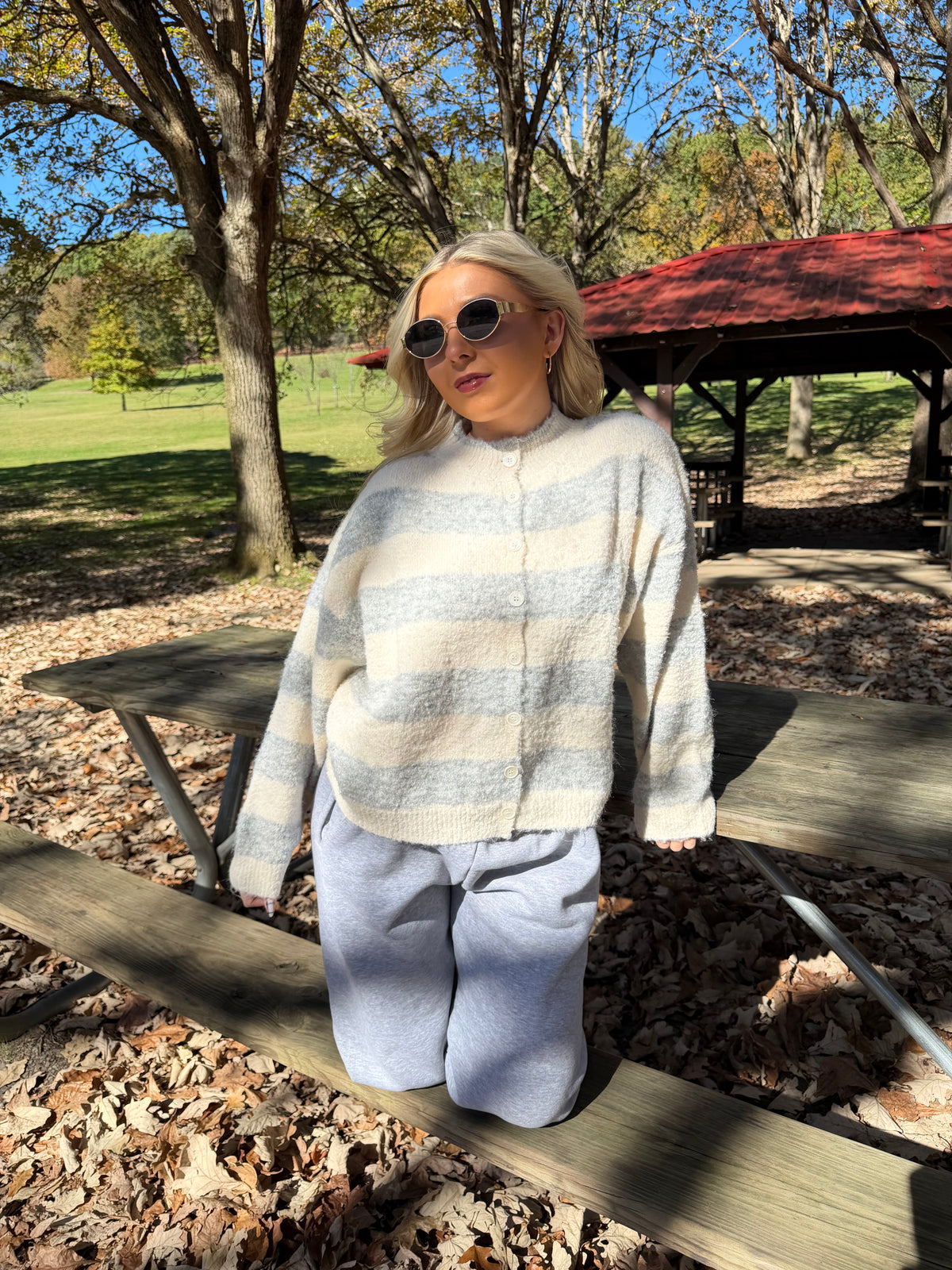 Made Well Cardigan in Grey