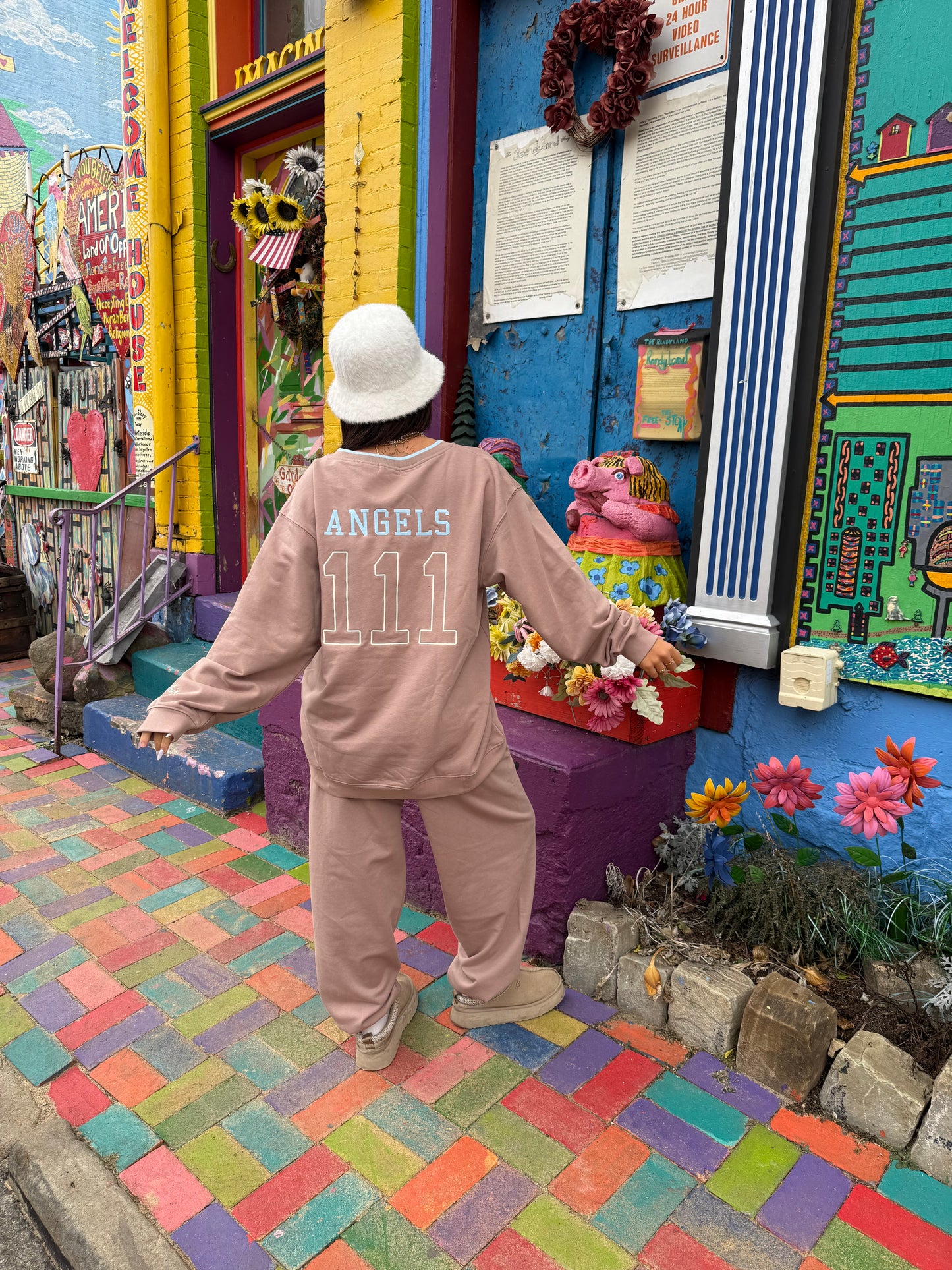 The Mayfair Group Angels V-Neck Sweatshirt