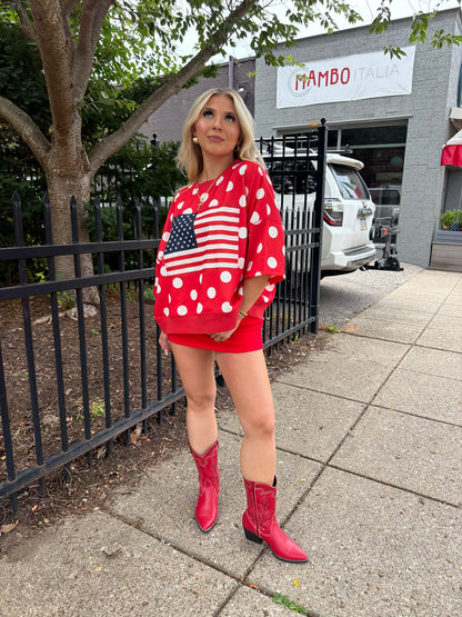 Patriotic Polka Tee