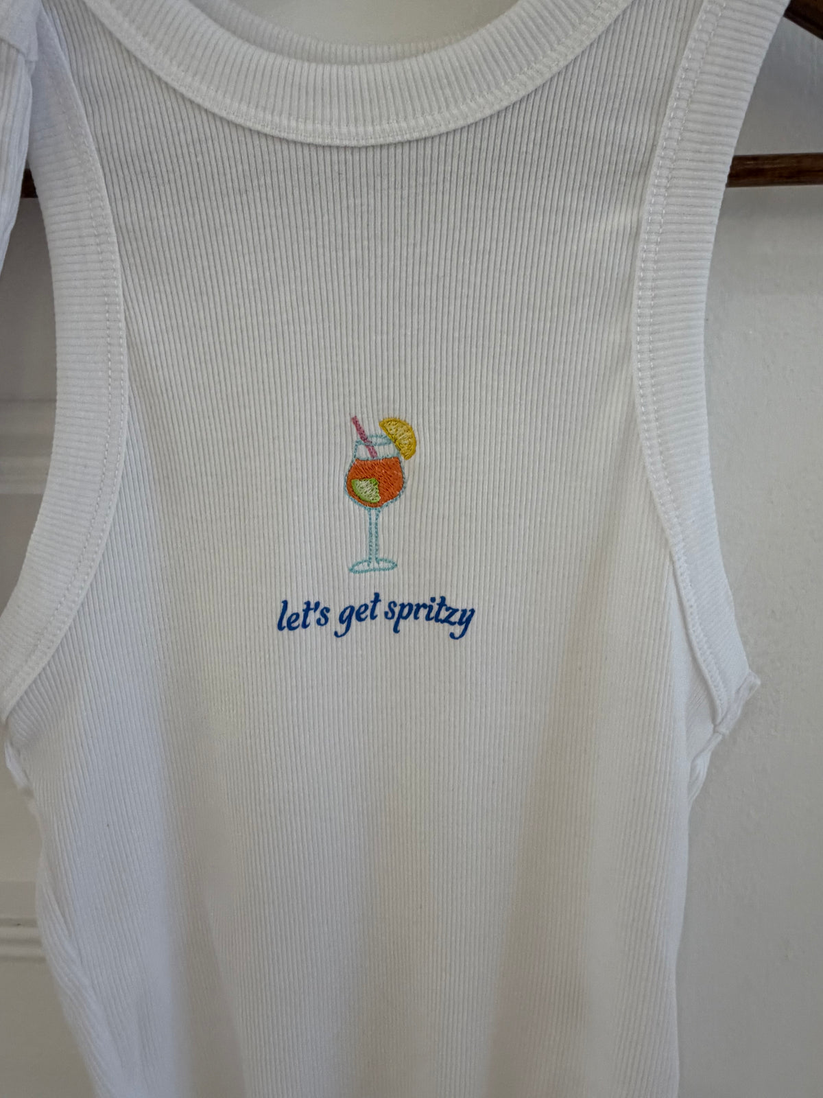Spritzy Tank in White