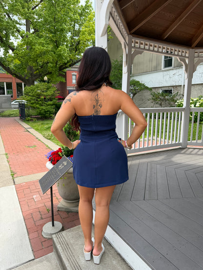 Navy Nellie Cargo Dress