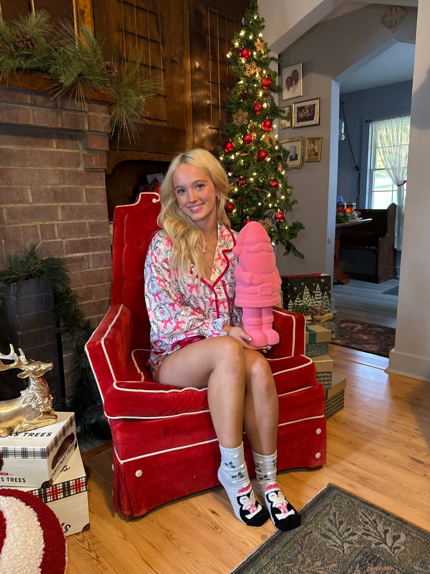 Santa’s Sleighing Jammies (SOLD TOGETHER)