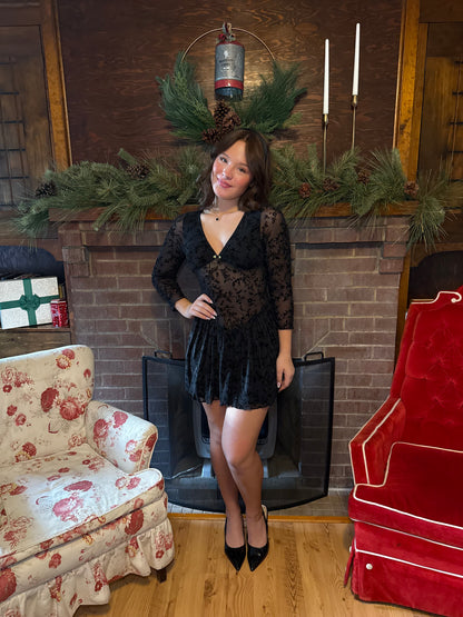 Silver Springs See-Though Dress