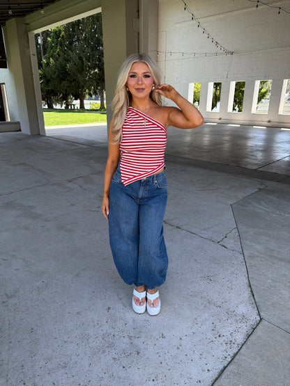 Red, White & Cool Halter