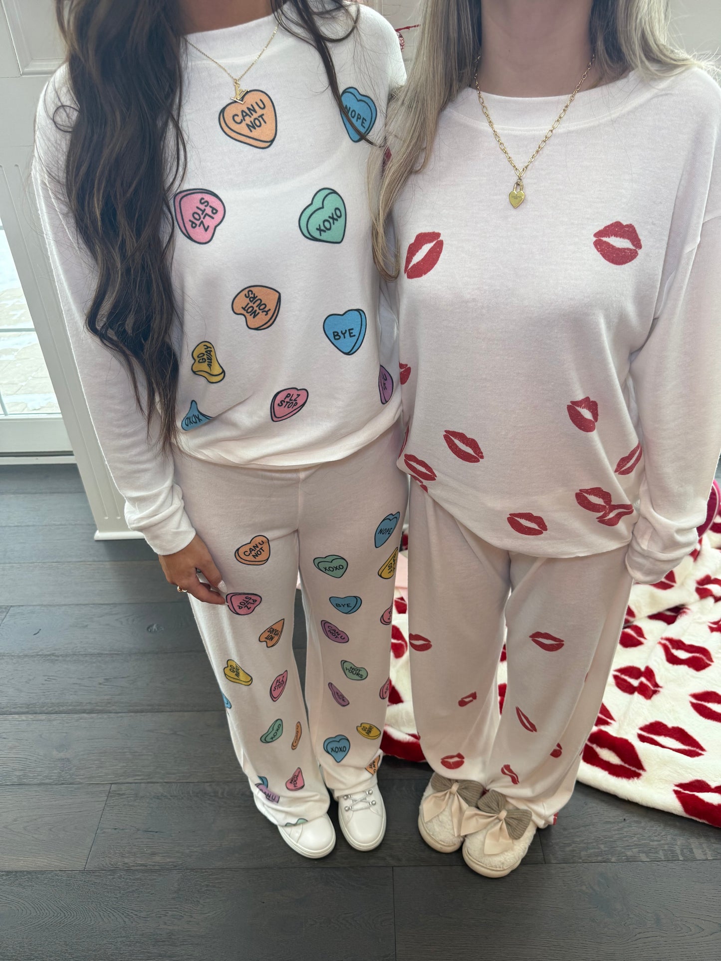 Candy Hearts Ivory Set (SOLD TOGETHER)