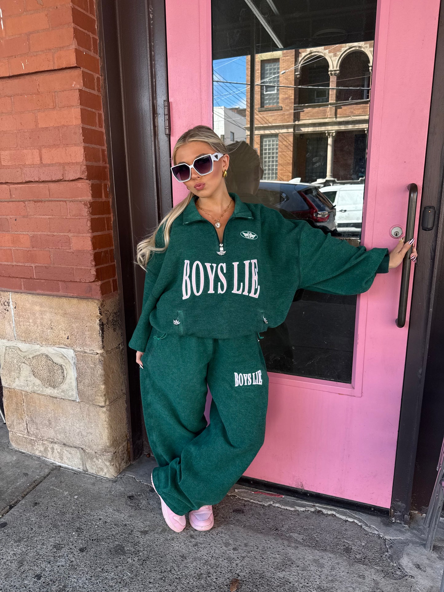 Boys Lie Green Envy A1 Crewneck