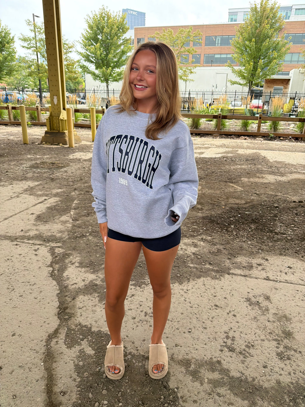 Pittsburgh 412 Crew Navy/Grey