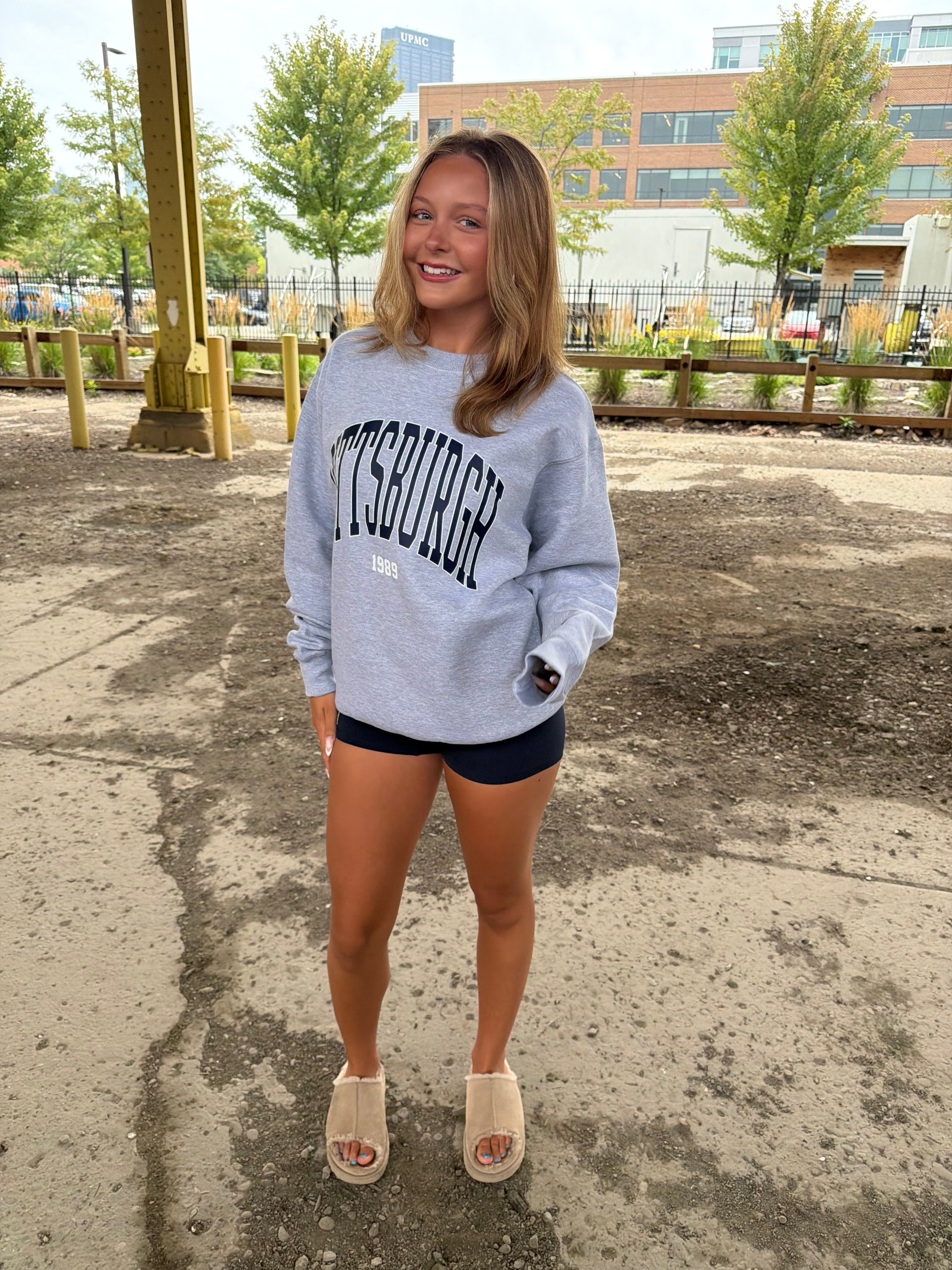 Pittsburgh 412 Crew Navy/Grey