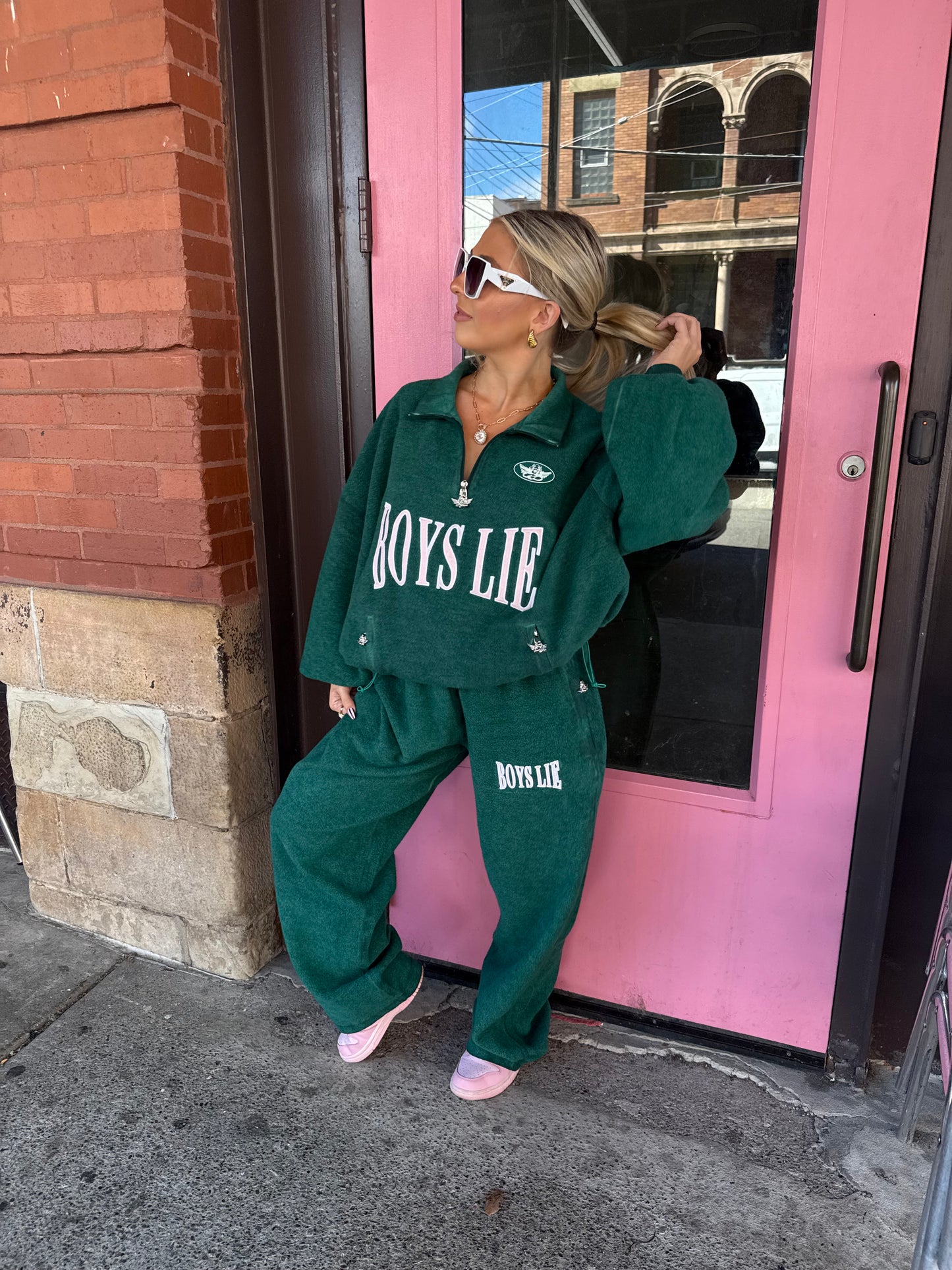 Boys Lie Green Envy A1 Crewneck