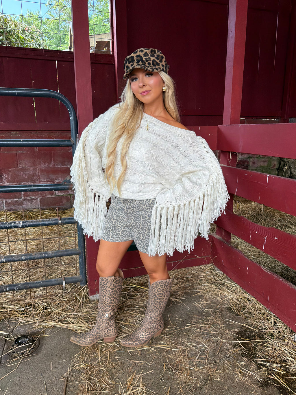 Ashford Fringe Sweater
