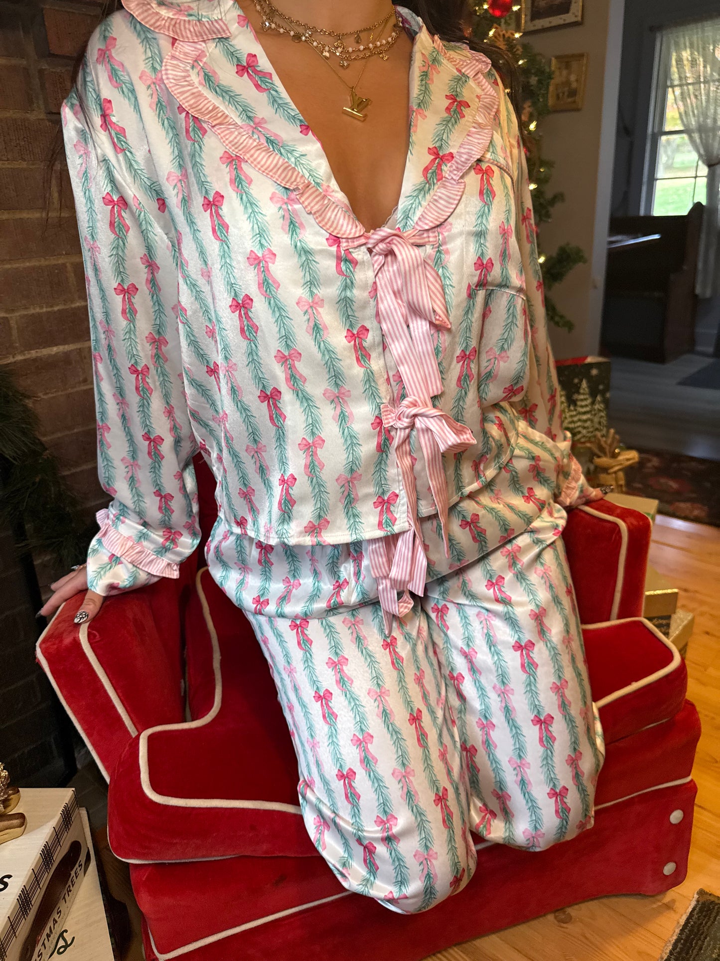 Mistletoe Moment Jammies (SOLD TOGETHER)