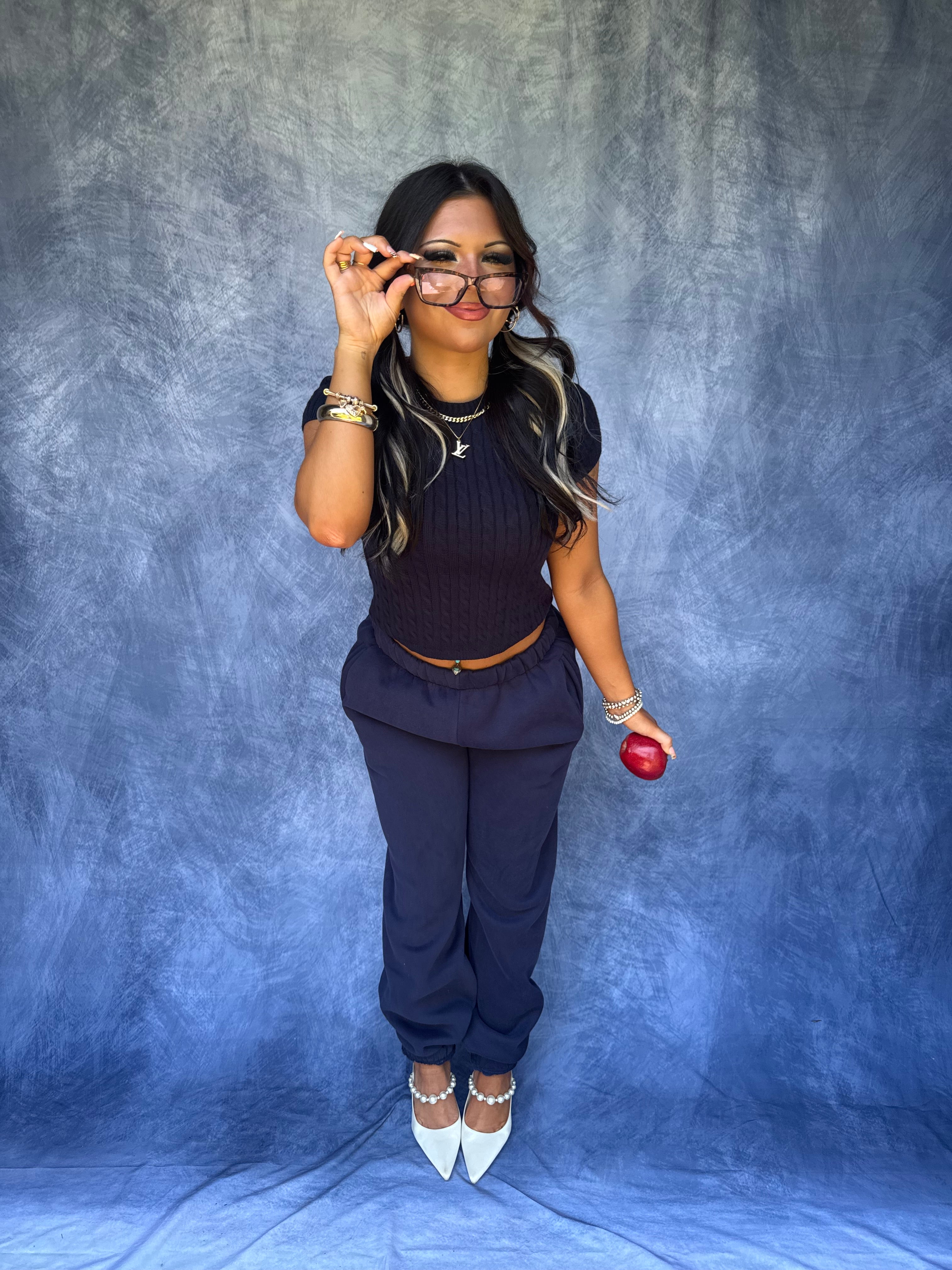 So Fetch Sweatpants in Navy