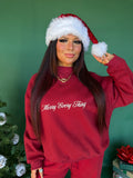 Merry Every Thing Mockneck Red FINAL SALE