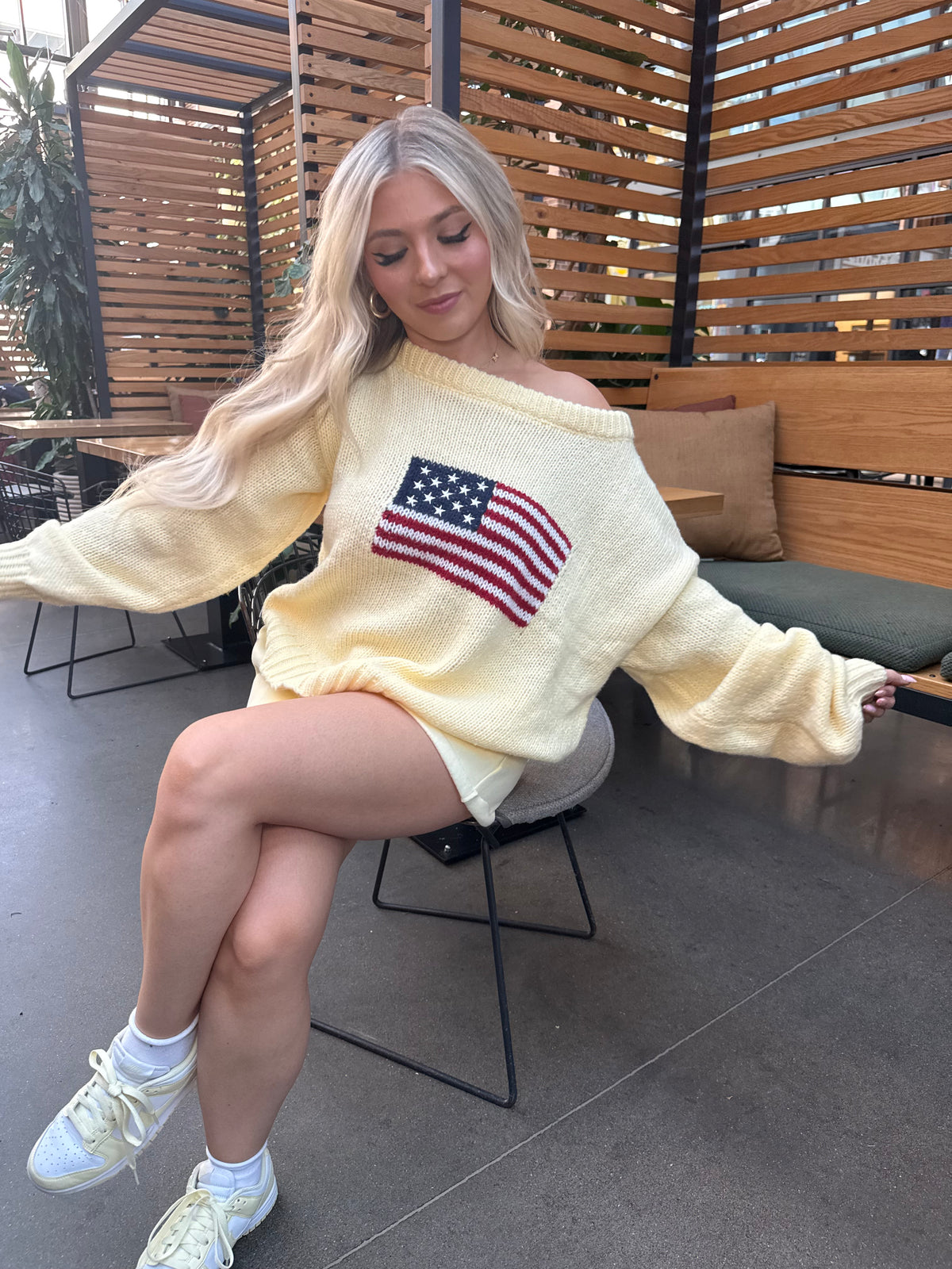 Brandi Girl Yellow Flag Sweater