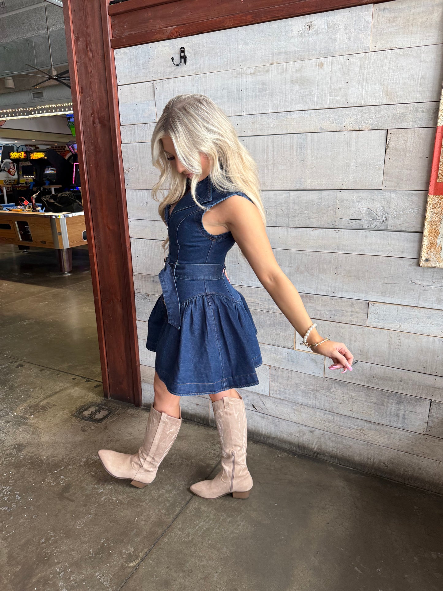 Mild Wear Denim Dress