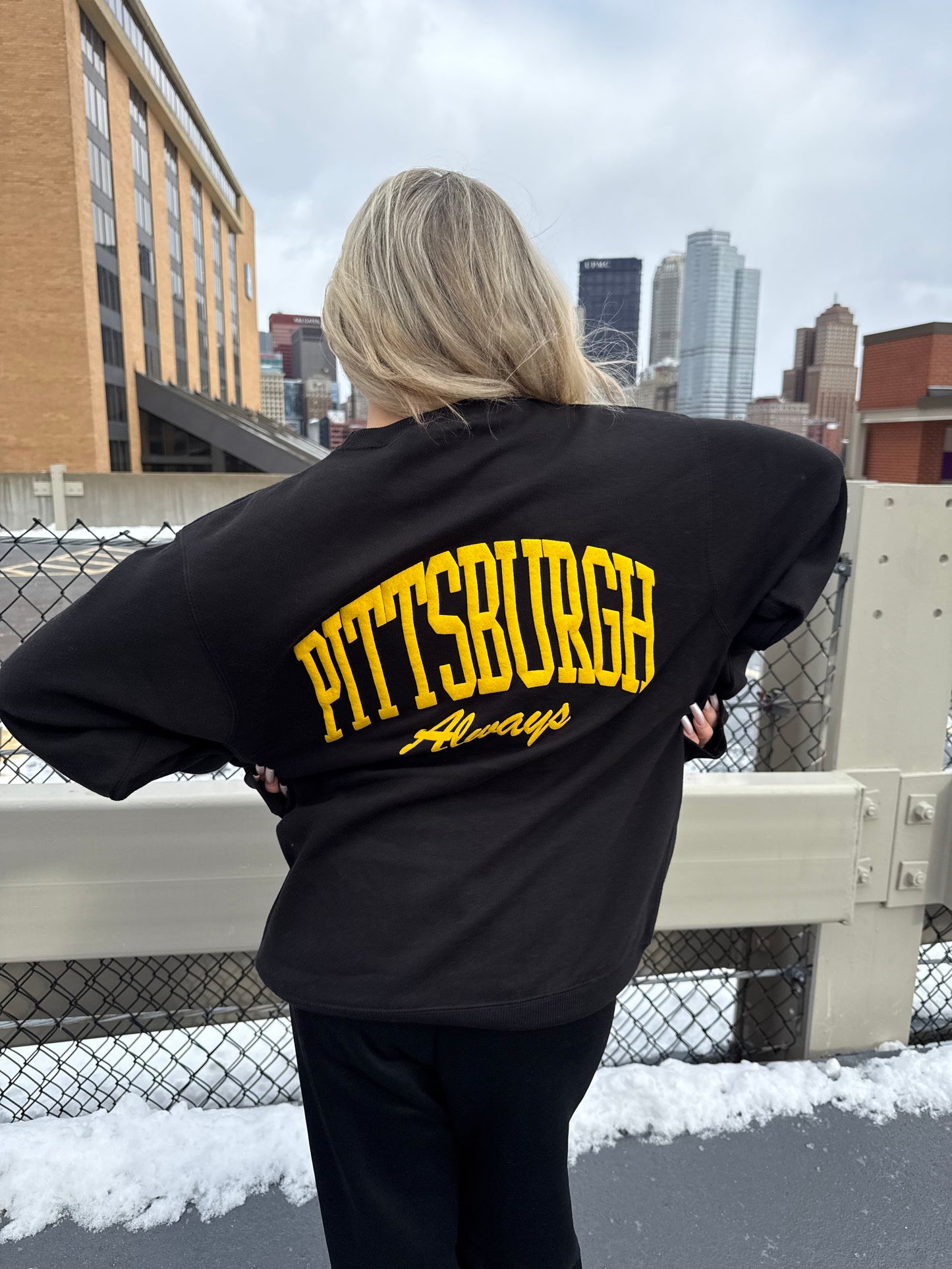 412, W/ Love PGH in Black/Yellow