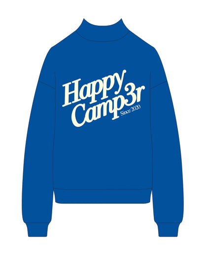 Happy Camp3r Royal Blue Mockneck