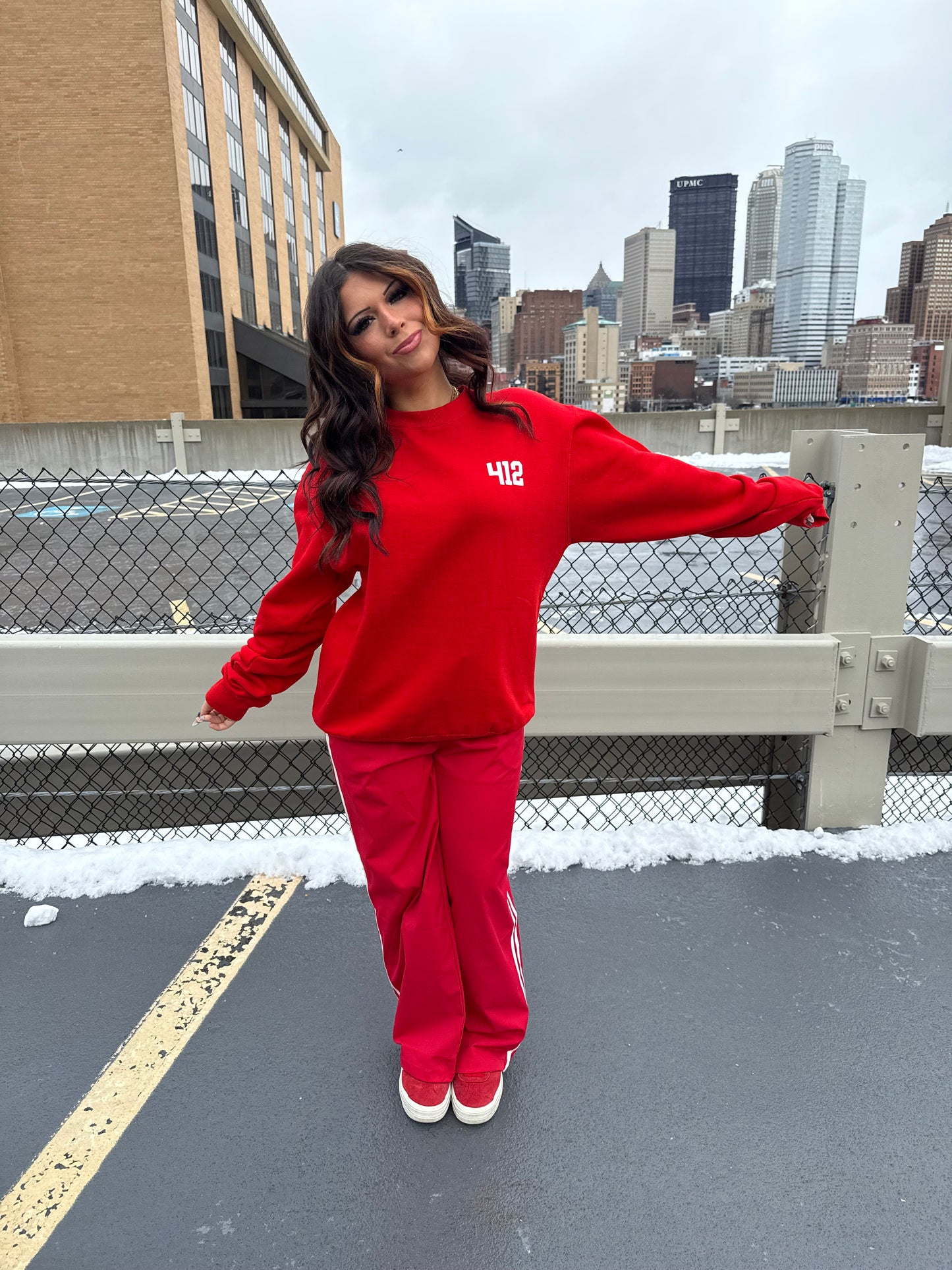 412, W/ Love PGH in Red