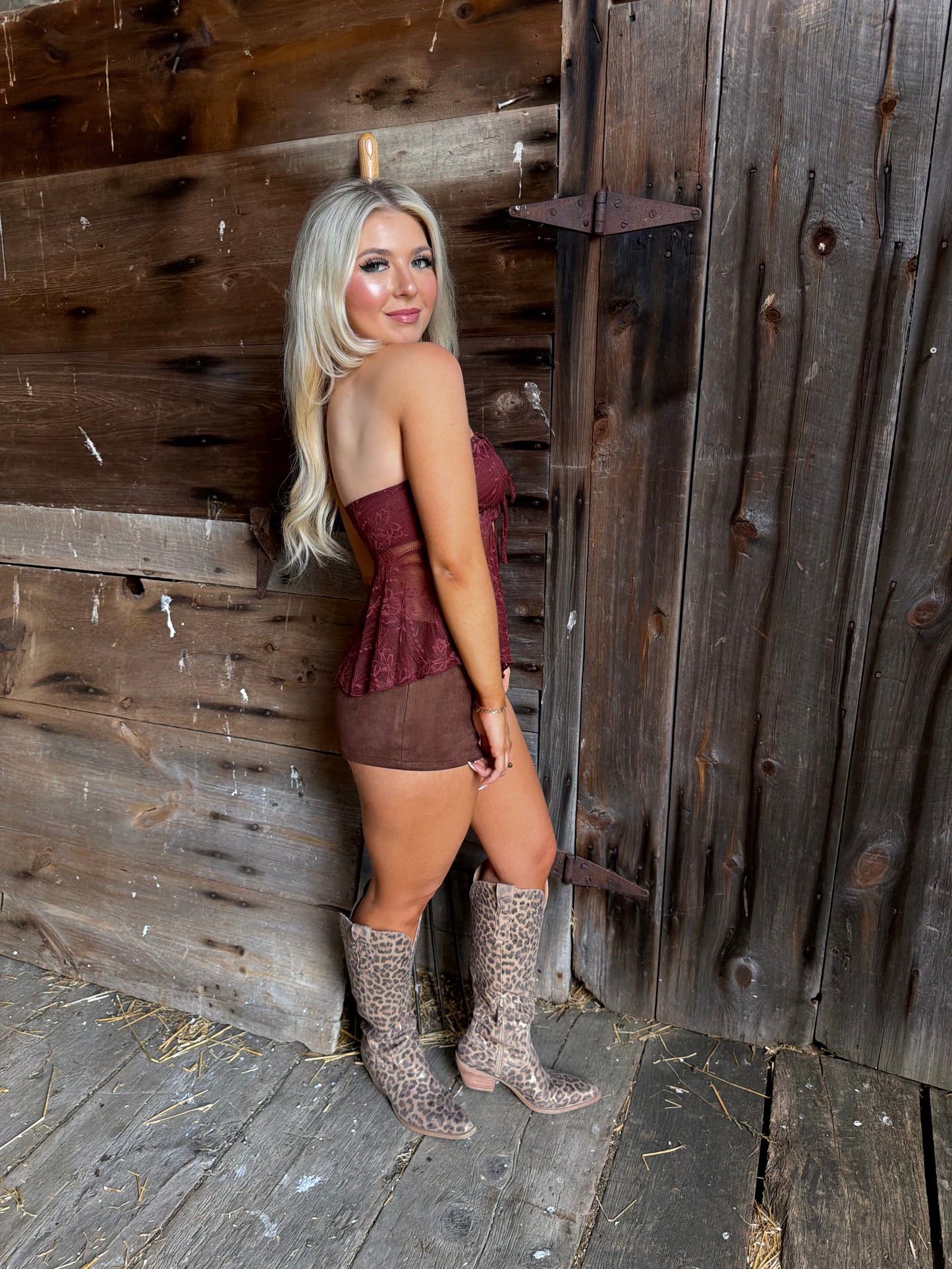 Rover Halter Top in Cinnamon