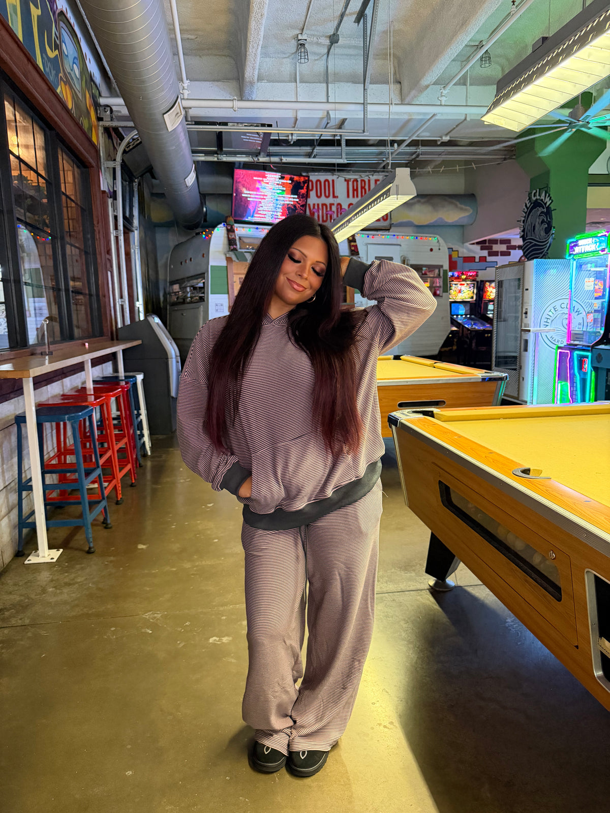 Feel Good Girl Set Hoodie Pink