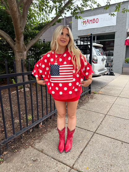 Patriotic Polka Tee