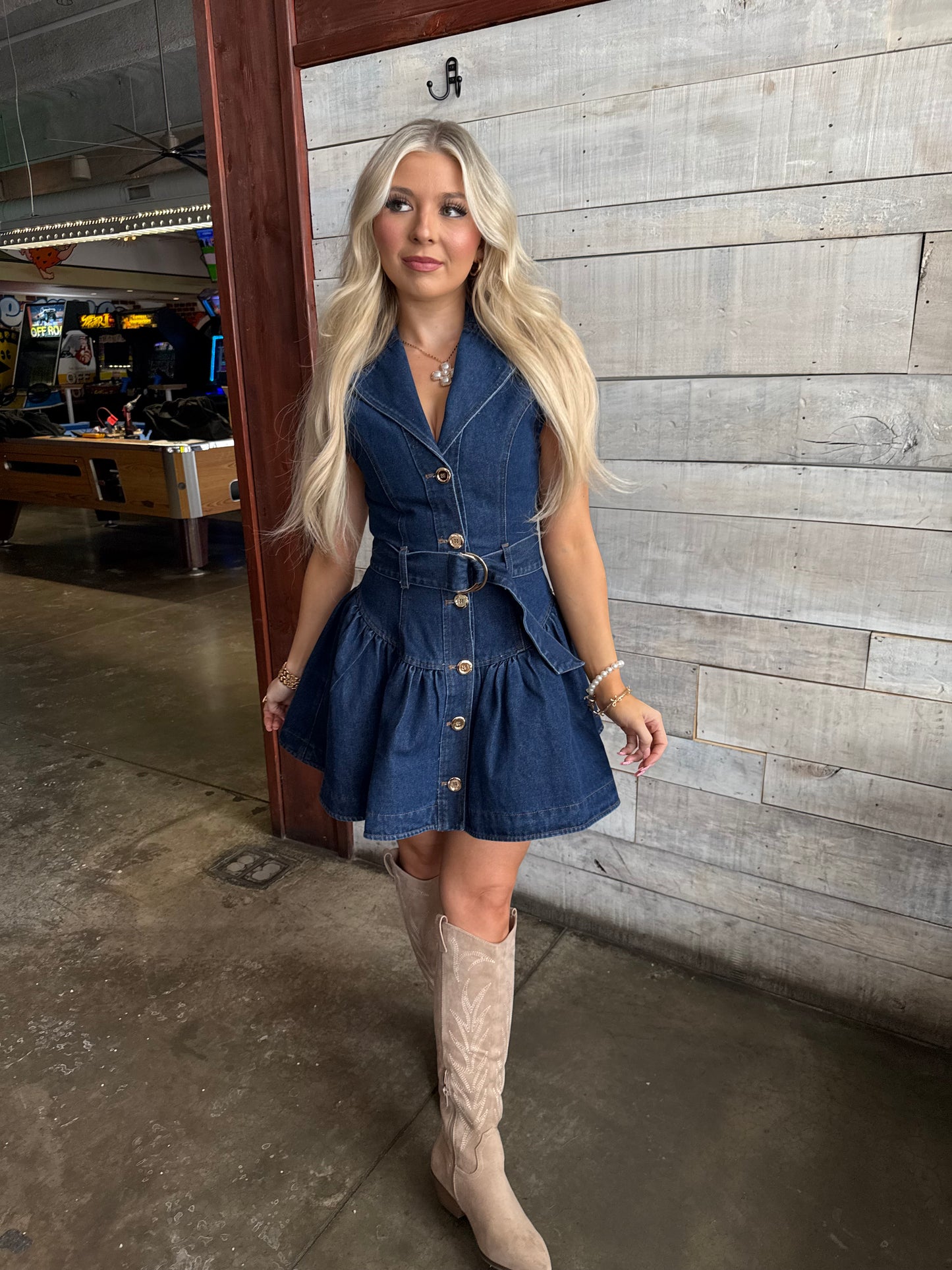Mild Wear Denim Dress