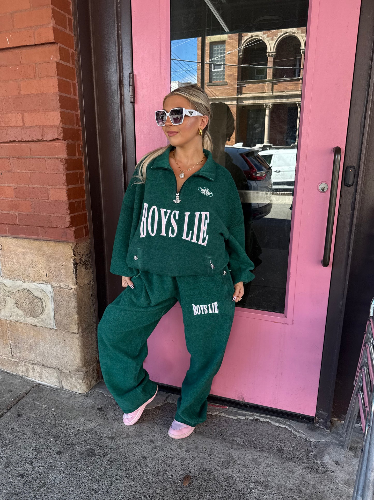 Boys Lie Green Envy A1 Crewneck