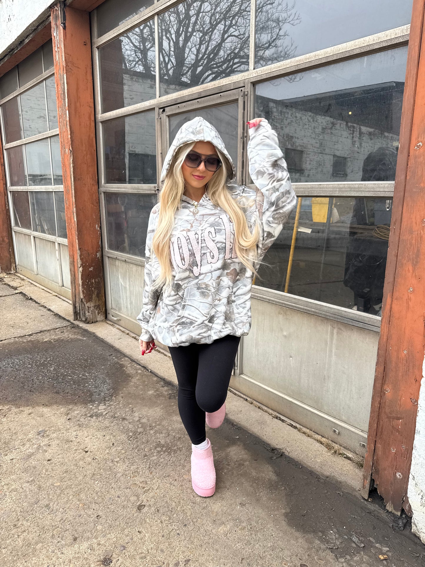 Boys Lie Rose Colored Glasses Hoodie