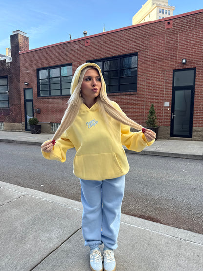 Happy Camp3r Puff Series Banana Hoodie