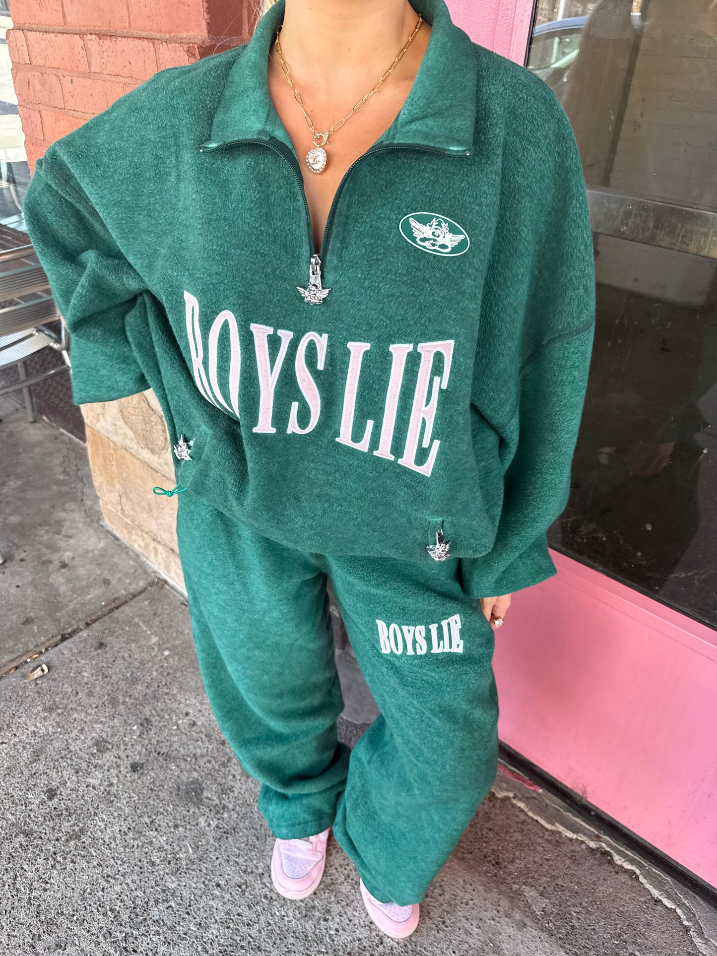 Boys Lie Green Envy A1 Crewneck