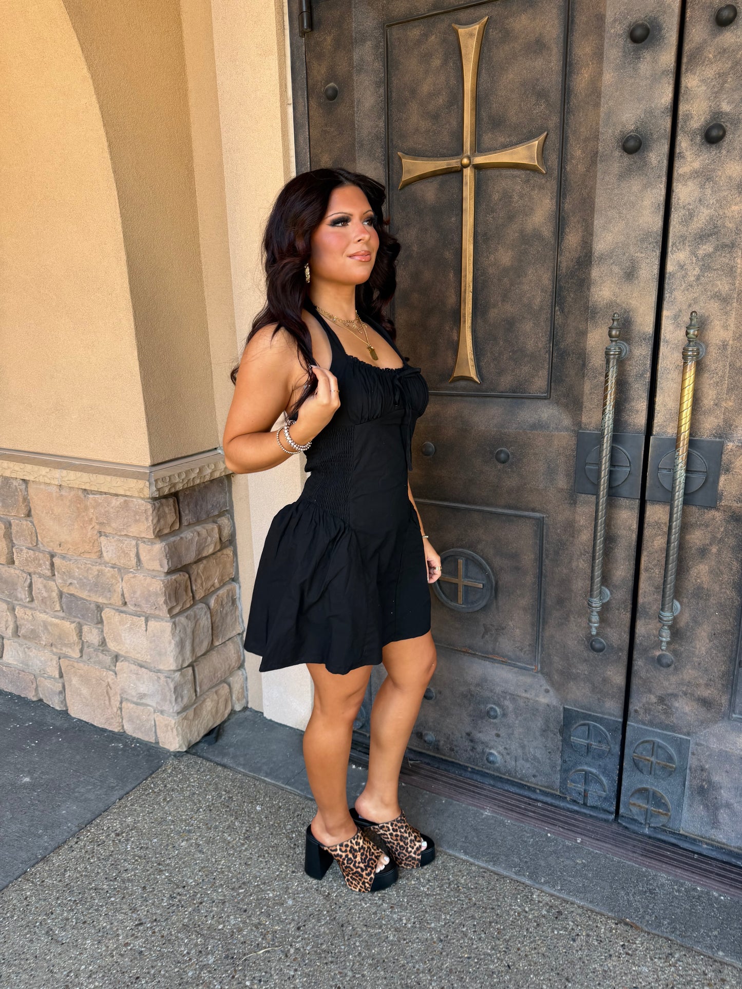 The Onyx Tie Dress