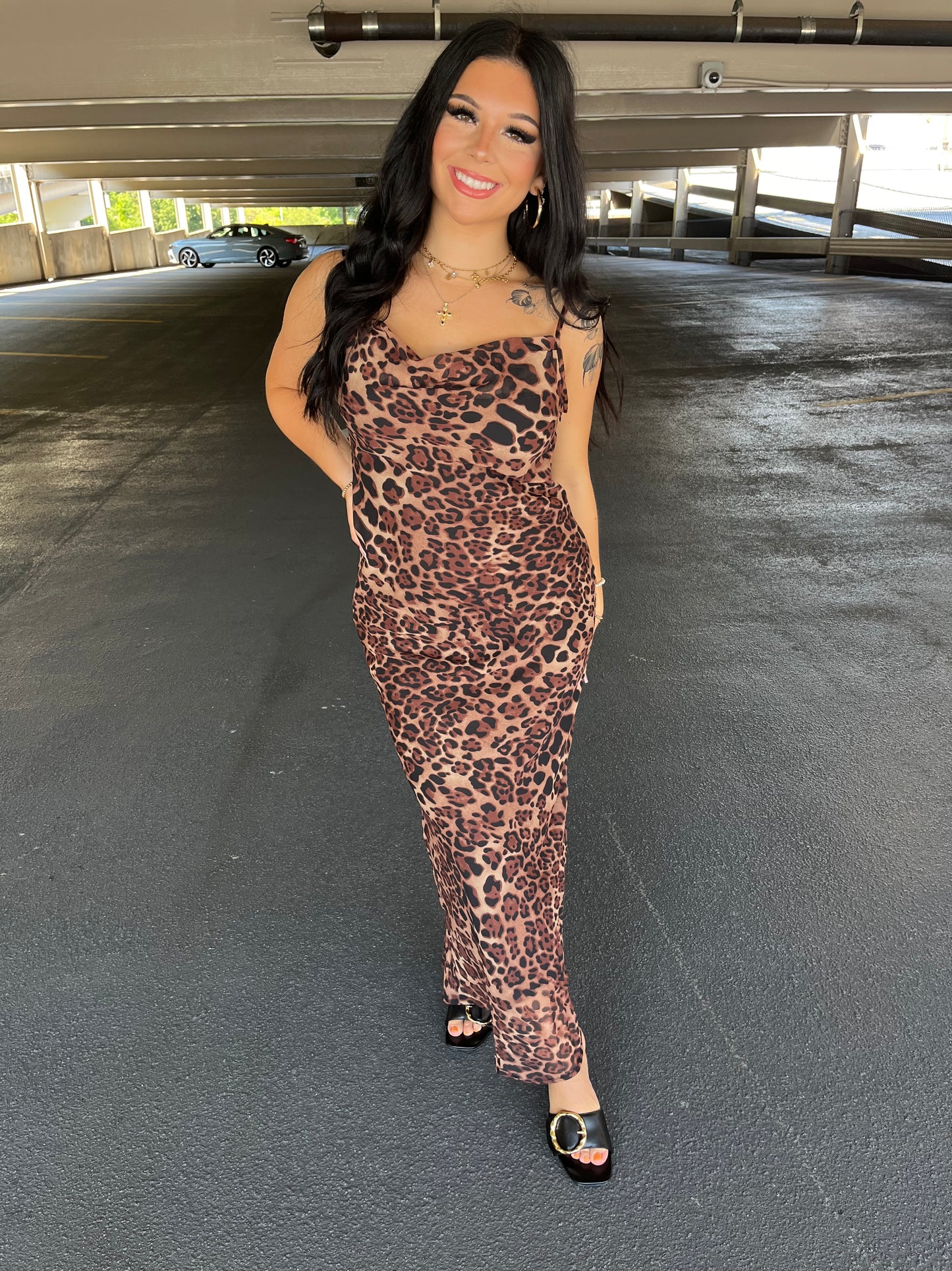 Kitty Cat Maxi Dress