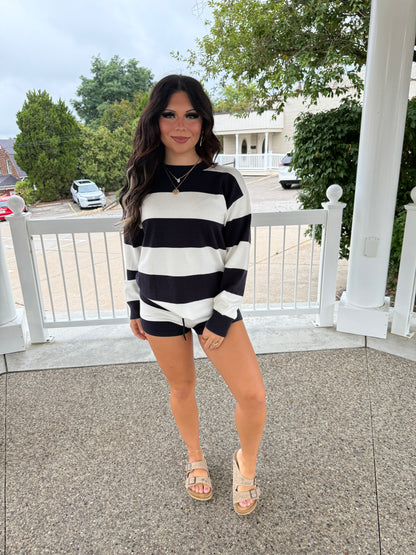 Cozy Posey Set in Navy (Sweater)