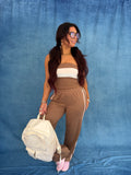 Be Competitive Set in Brown TOP ONLY