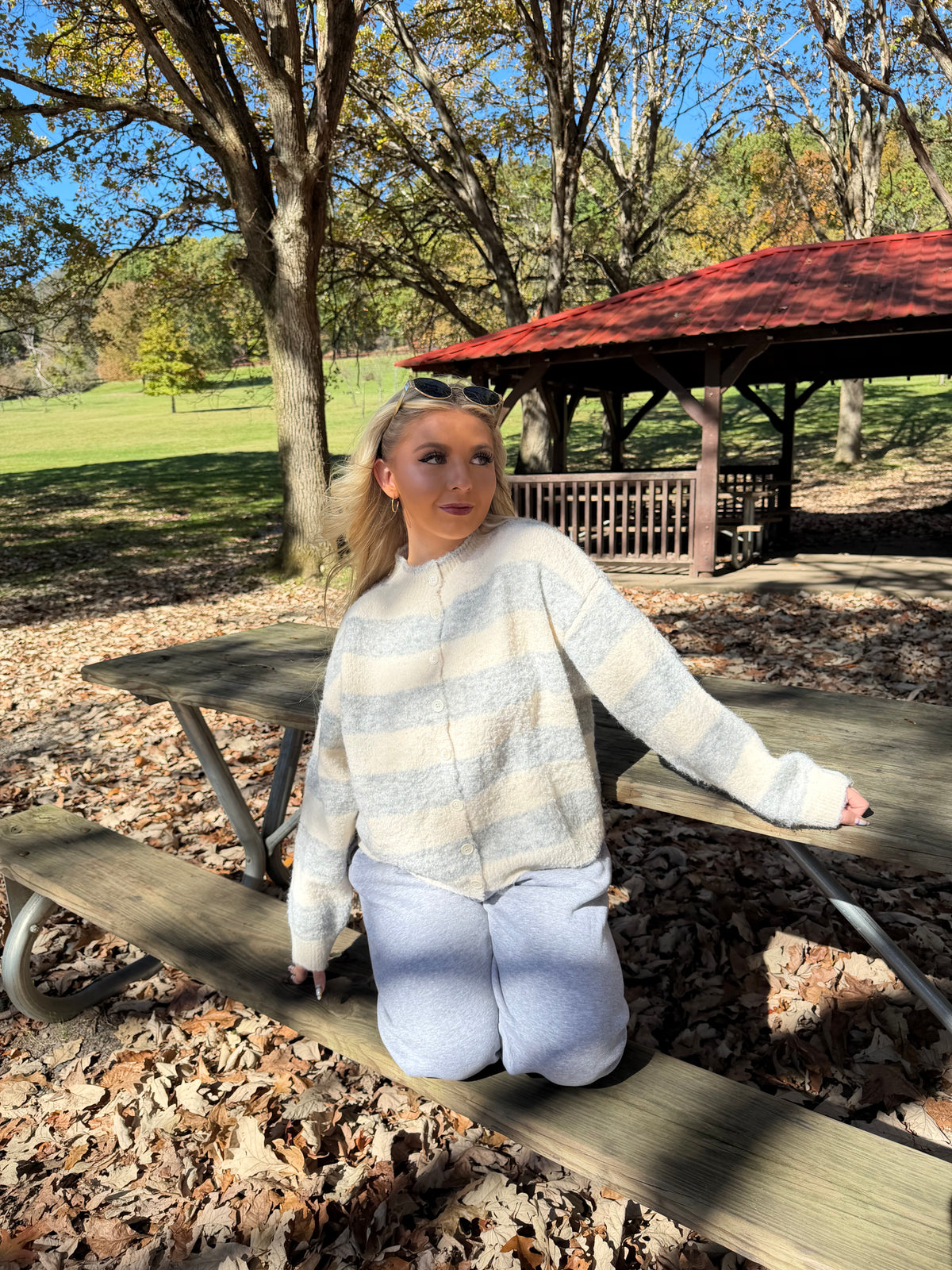 Made Well Cardigan in Grey