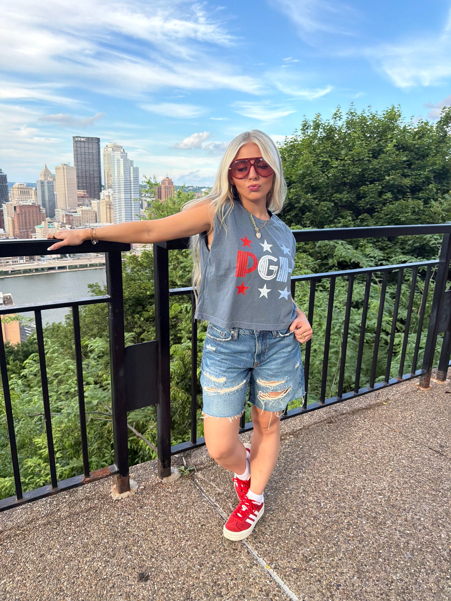 PGH Retro Stars Muscle Tee