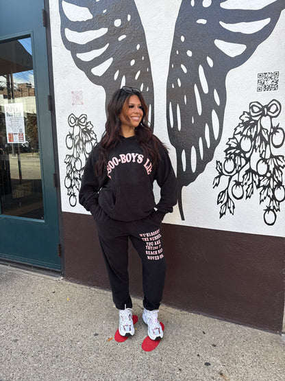 Boys Lie Black 1-800 Sweats