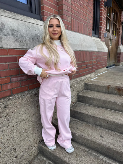 Pink Sugar Wide Leg Sweats