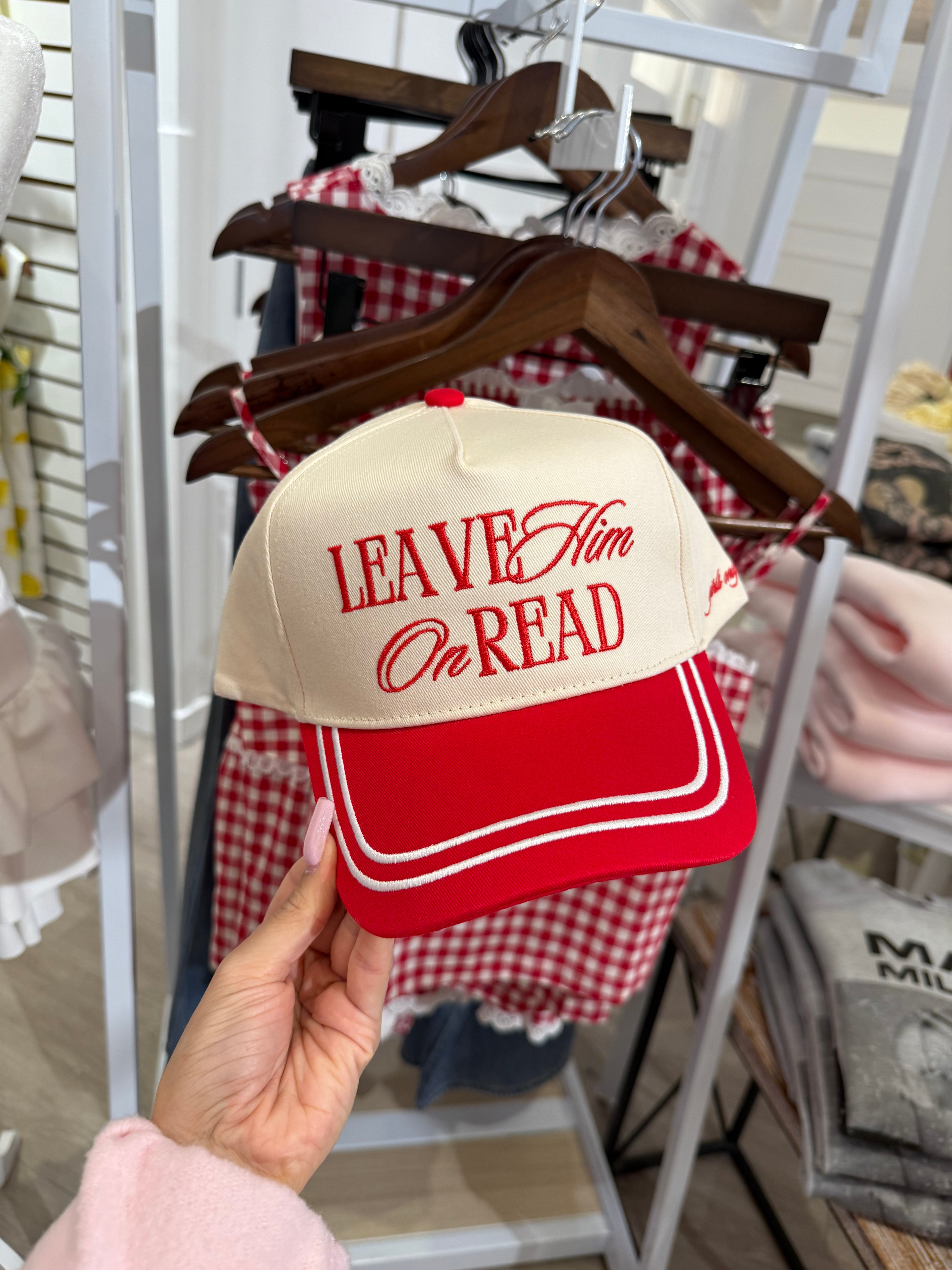 Leave Him On Read Hat