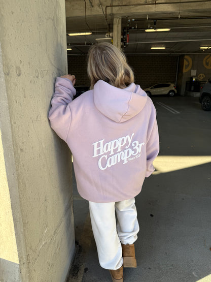 Happy Camp3r Puff Series Lilac Hoodie