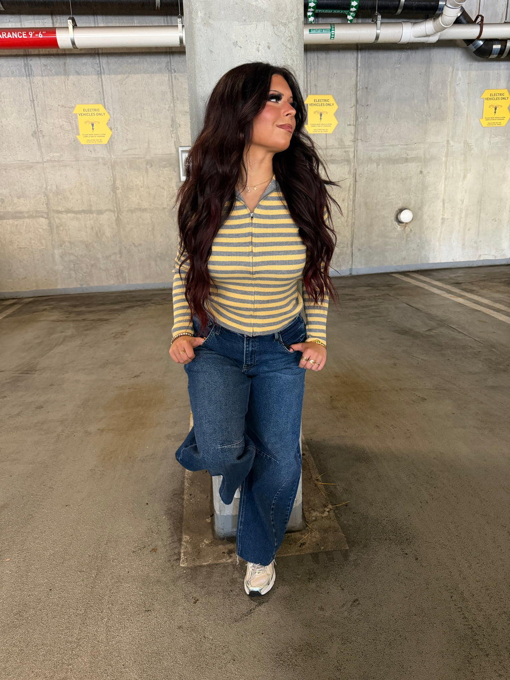 Brave Barrel Jean in Dark Wash