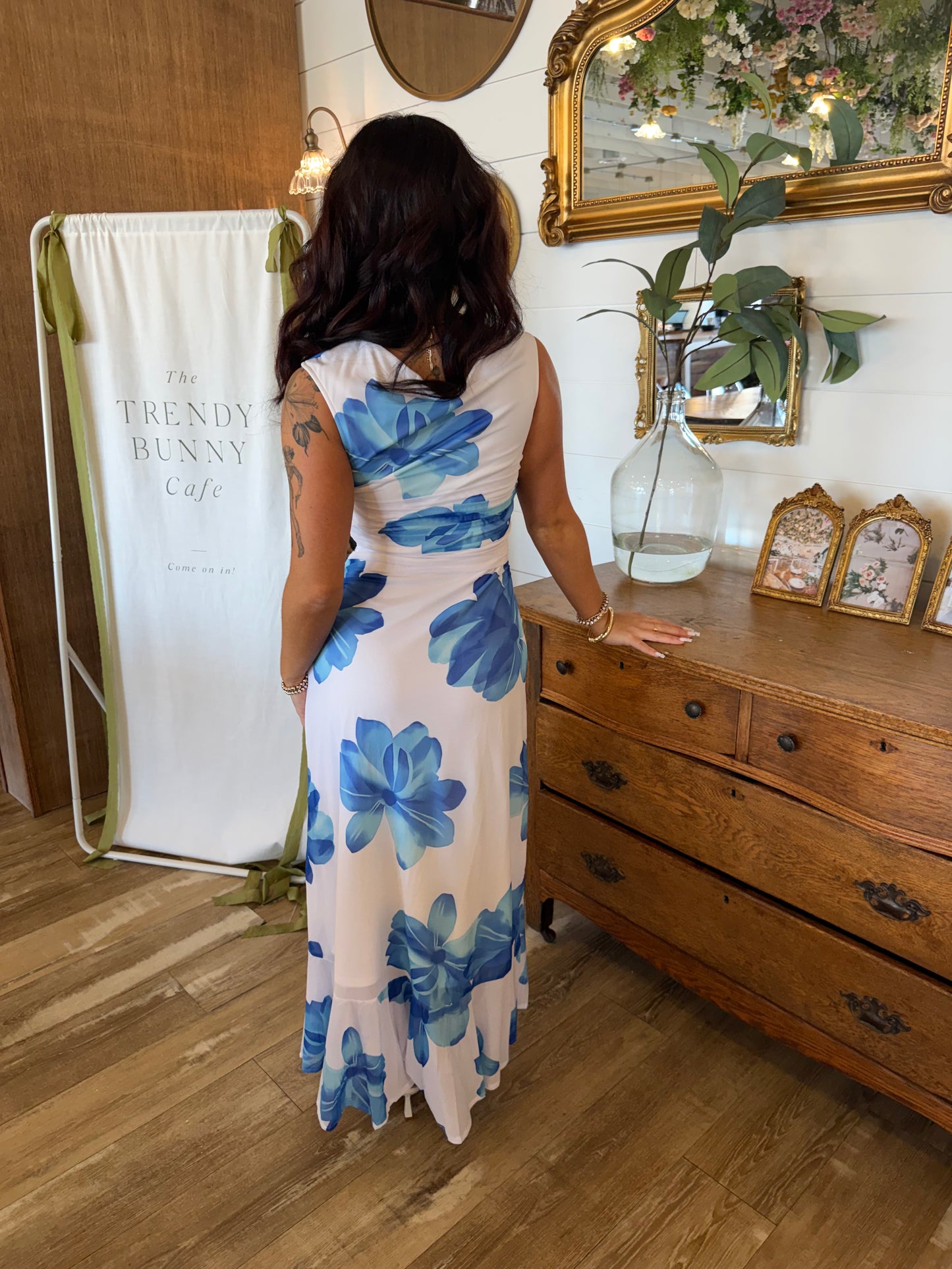 Floral Sea Maxi Dress