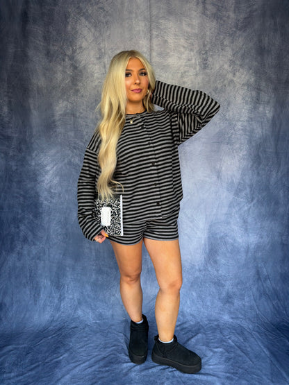 How Cozy! Soft Stripe Set (TOP ONLY)