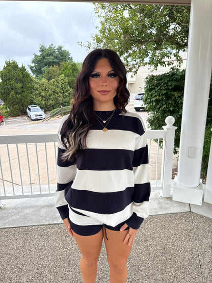 Cozy Posey Set in Navy (Sweater)