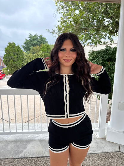 Cooler Codes Set (SWEATER) in Black