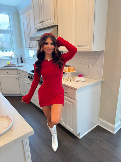 Date Night Classic Red Dress