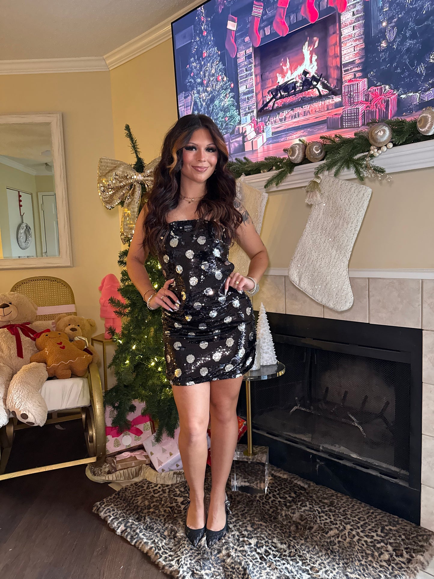 Polkadotted Pleaser Dress