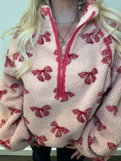 Clara Bow Fleece in Pink