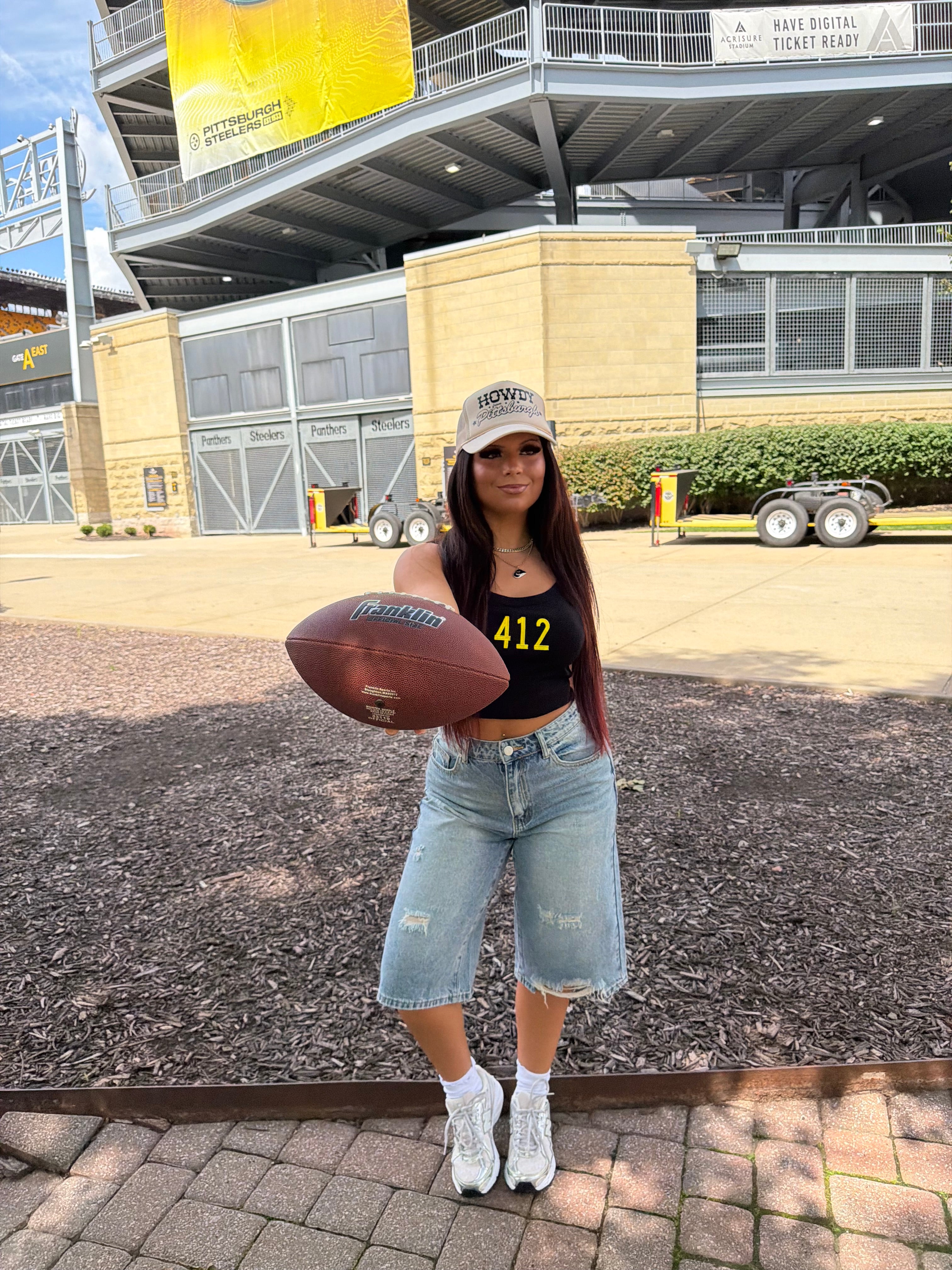 Black & Gold Tank: 412 FINAL SALE